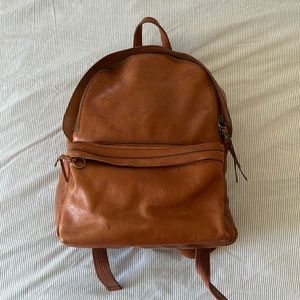 Madewell Lorimer leather backpack